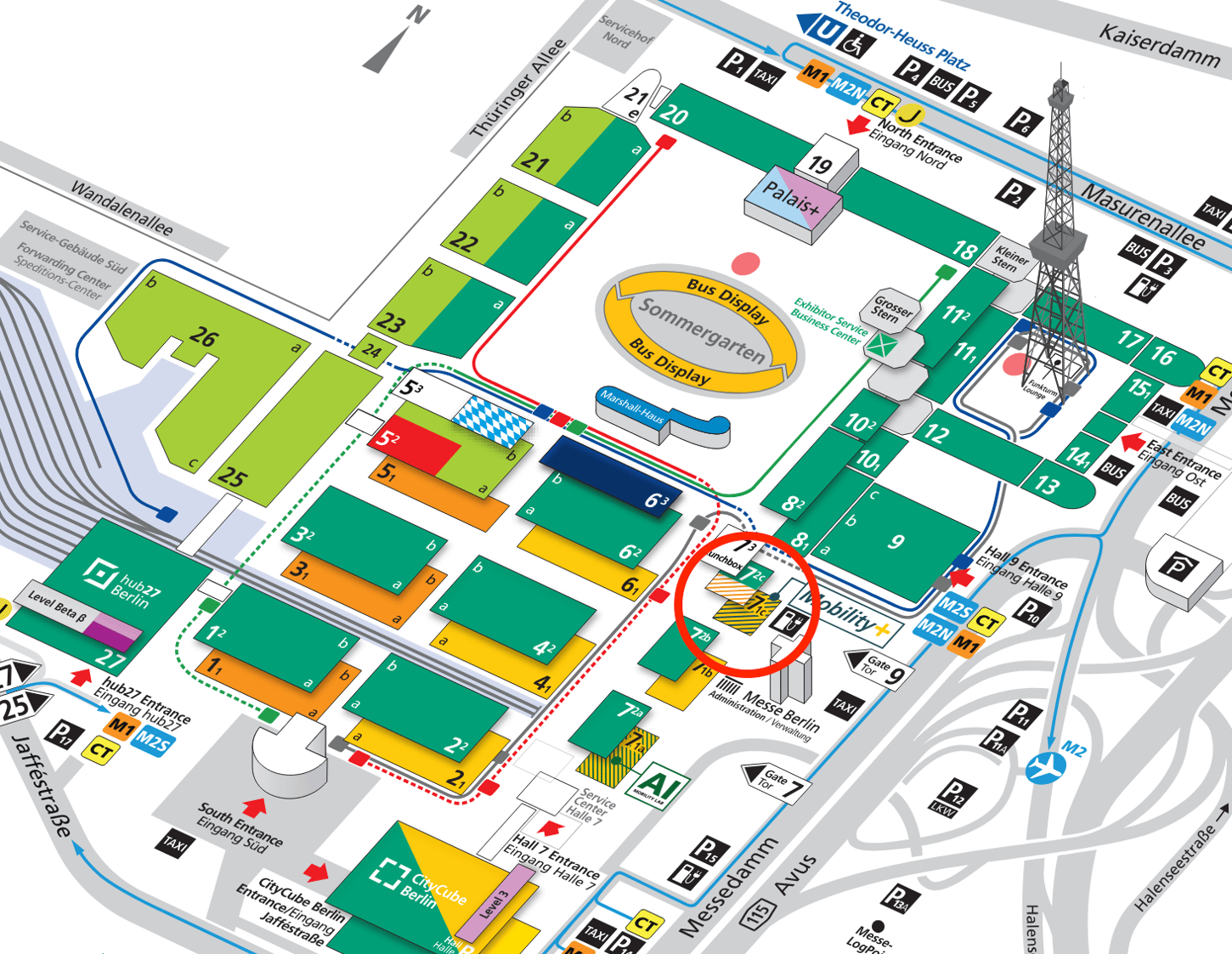 Innotrans 2024 floorplan 